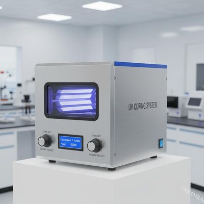 Velocidad de curado de 1-3 s/tiempo Máquina de curado UV con consumo de energía de 1000 W