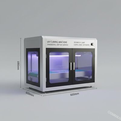 Máquina de curado UV 500mm*600mm*1000mm Dimensiones de la lámpara UV de 365nm 300mm*400mm Área de curado