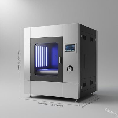 Máquina de curado UV de control PLC 0,2-50 mm espesor de curado 500 mm * 600 mm * 1000 mm dimensiones