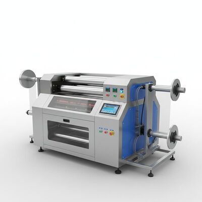 Máquina de laminado de película eléctrica de calefacción de 1600 mm de ancho con rebobinado automático