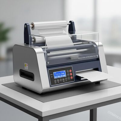 Laminar de manera eficiente con la máquina laminadora de película 0.03-2mm espesor de laminación