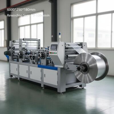Máquina de laminado de película Dimensión general 6000*2500*1800mm Velocidad de rebobinado 0-100m/min