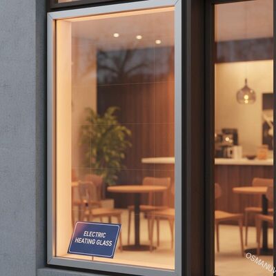 Vidrio de calefacción eléctrica para sus necesidades comerciales con 1