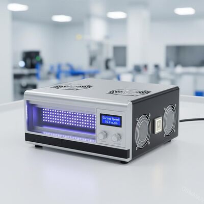 Velocidad de curado de 1 a 10 m/min Sistema de curado UV LED con enfriamiento por aire para curado de precisión