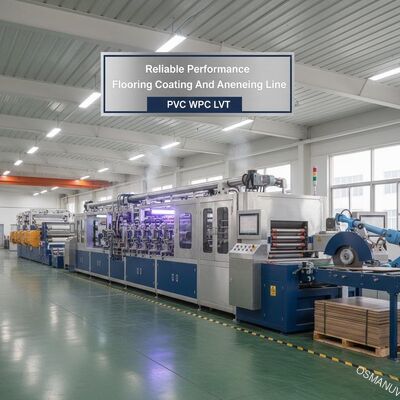 Linea de recubrimiento y recocido de pisos de ingeniería de precisión de rendimiento confiable para PVC WPC LVT