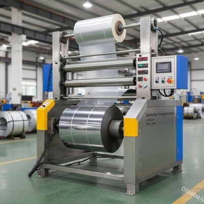 Máquina de laminado de película de acero inoxidable 25KW Potencia 30m/min