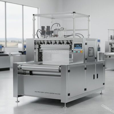 Máquina de recubrimiento de cortinas de alta precisión con dosificación de pintura de 60~200 g/m2