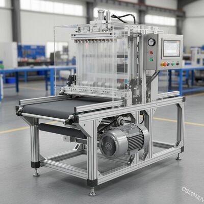 Máquina de recubrimiento de cortinas con motor de CA