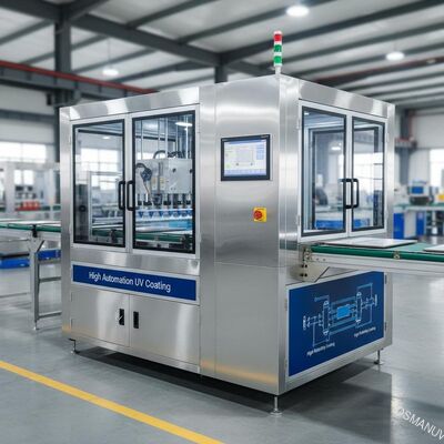 Máquina de recubrimiento UV de alta automatización con tecnología de recubrimiento de alta fiabilidad