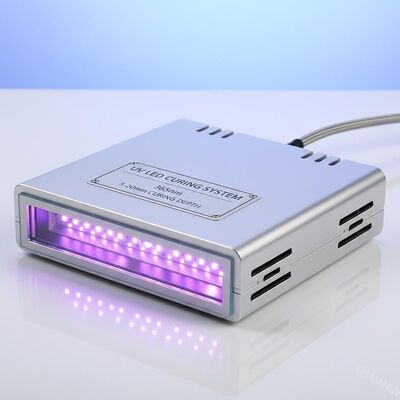 Máquina de curado con LED UV de aleación de aluminio para una profundidad de curado de 5-20 mm con una longitud de onda de 365 nm