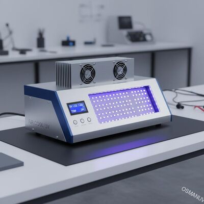 Máquina de curado de LED ultravioleta de enfriamiento por aire con larga duración