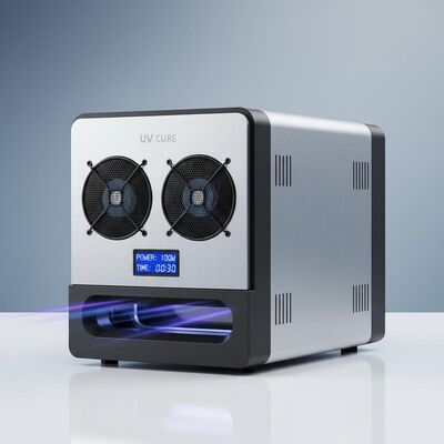 Método de enfriamiento Frigorífico por aire Máquina de curado UV LED 100W para proceso de secado rápido