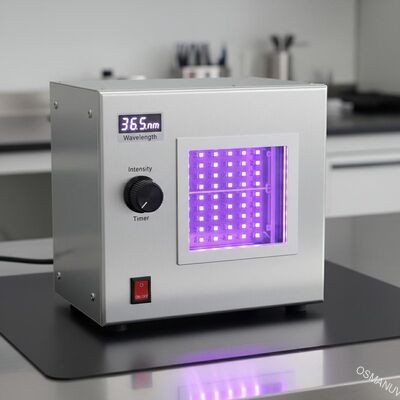 Máquina de curado UV LED de control manual con longitud de onda de 365 nm para el área de curado de 200 mm * 200 mm