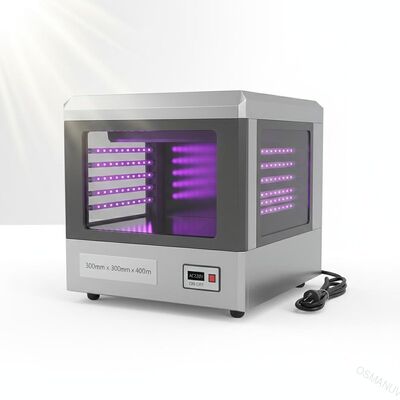 Máquina de curado de LED ultravioleta de 5 mm de profundidad 300 mm * 300 mm * 400 mm para fuente de alimentación AC220V