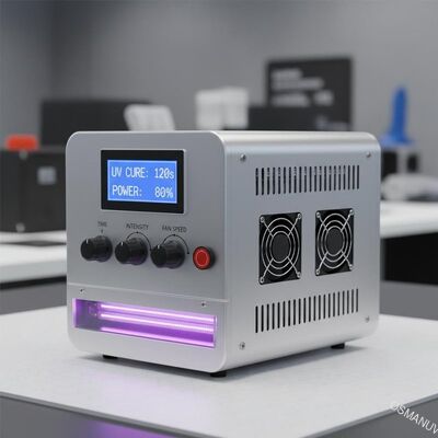 Máquina de curado de LED UV de enfriamiento por aire de control manual para aleación de aluminio