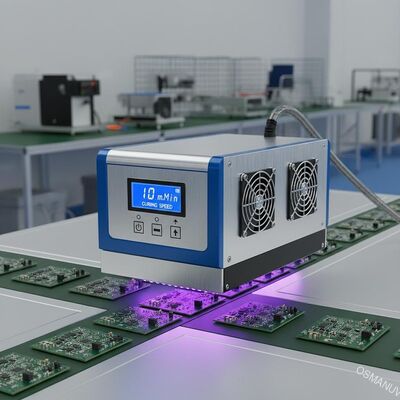 1-10m/min Velocidad de curado Sistema de curado UV LED Refrigeración por aire para la industria electrónica