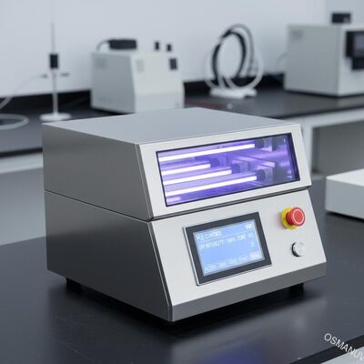 Máquina de curado UV de acero inoxidable controlada por PLC con lámpara UV de 365nm para fuente de alimentación AC220V 50HZ