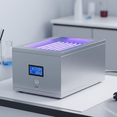 AC220V 50HZ fuente de alimentación Máquina de curado UV para área de 300mm * 400mm con lámpara de 365nm
