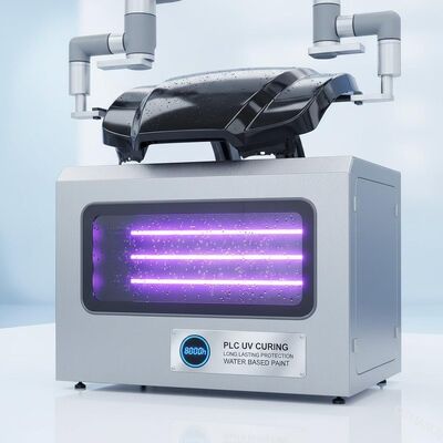 Máquina de curado UV PLC Protección duradera pintura a base de agua con duración de la lámpara 8000h