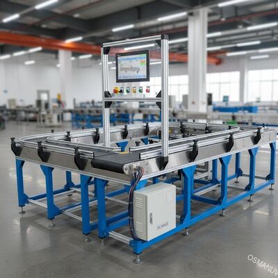 Sistema de transporte de cinta de operación de eficiencia automática con sistema de control PLC