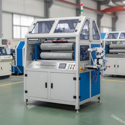 Ancho máximo del revestimiento 1000 mm Velocidad del rodillo 0-20 m/min Equipo de limpieza de rodillos de anilox