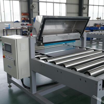 220V / 50Hz suministro de energía rodillos transportadores de carga pesada ancho máximo de revestimiento 1000mm para el beneficio