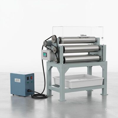 Equipo de recubrimiento de rodillos para pintura con fuente de alimentación de 220V/50Hz y ancho máximo de recubrimiento de 1000 mm