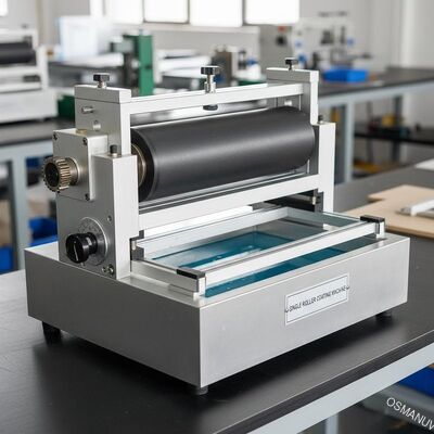 Para el tratamiento de la superficie de la madera o plástico o metal de un solo rodillo de la máquina de revestimiento de rodillos de precisión completa