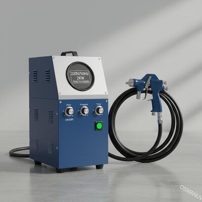 Fuente de alimentación 220V/50Hz Equipo de recubrimiento industrial por rociado con consumo de energía de 2 kW