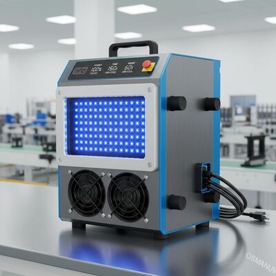 Máquina de curado con LED UV de 10 kg para refrigeración de aire en aplicaciones industriales