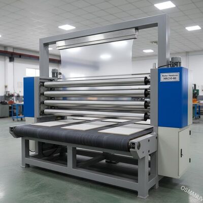 Dureza del rodillo HRC50-60 Máquina de recubrimiento de cortinas con 4-6 rodillos de recubrimiento para recubrimiento