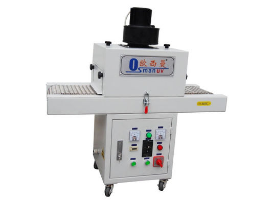 el omron retransmite la máquina de curado ULTRAVIOLETA de curado ultravioleta de Quickiy del pegamento del LCD LED de la banda transportadora del flon de Machinete