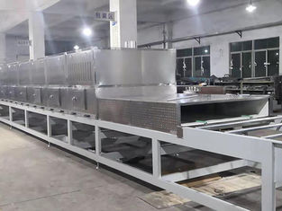 Industrial Microwave Drying Machine for Pulp Molding - Customizable Tunnel System for Egg Trays & Food Packaging