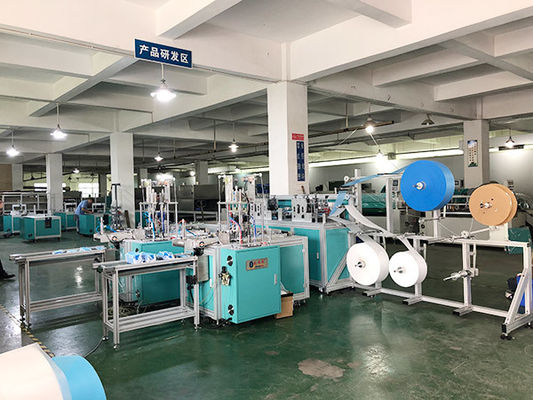 Mascarilla quirúrgica de ISO9001 20KW que hace la cadena de producción de la máquina/de la máscara quirúrgica