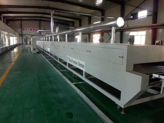 Tablero de curado del silicato del calcio del control del PLC de la máquina de capa de espray de la luz UV del tablero 388kw del MDF
