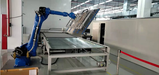Máquina de recubrimiento por rociado de 0-180° con sistema de control PLC/HMI para un grosor de recubrimiento de 0,1-3 mm
