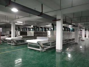 Máquina de secado de microondas industrial de 10 m/min 380 V para cajas de mesa o cajas de comida