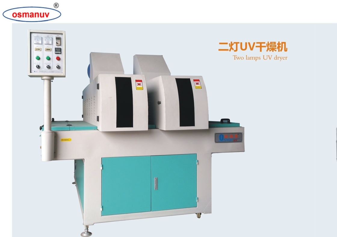 Dos lámparas 5-20m/min Máquina de curado UV con espesor de curado 2-80mm Y lámparas británicas PRIMARC para pintura de superficie