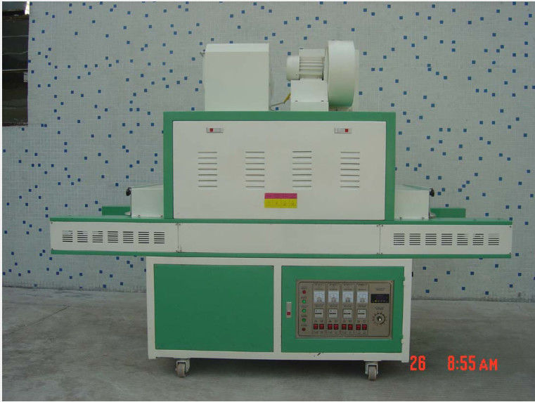 0Máquina de curado UV de espesor de.2-50 mm con sistema de control PLC de 8000 horas de duración de la lámpara