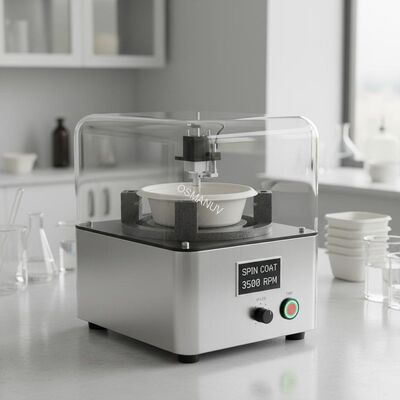 Single-Station Spin Coater for Molded Pulp Food Containers – Benchtop Design with Customizable Fixtures for R&D and Small Batch Production