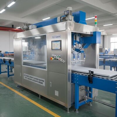 Automatic Spray Coating Machine For PLC ,Control Calcium Silicate Board