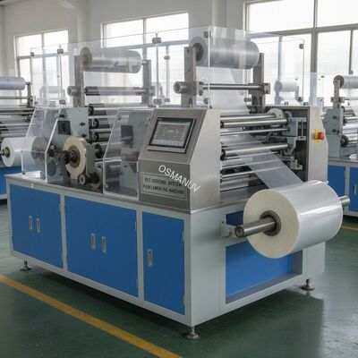 PLC Control System Film Laminating Machine 0-100m/min Rewinding Speed for Performance