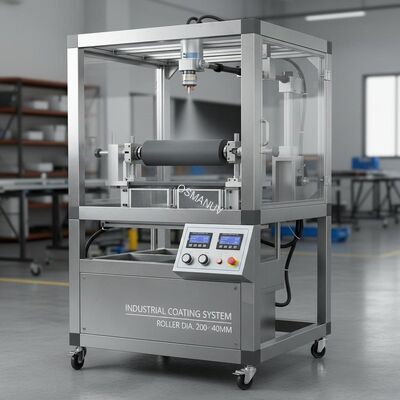 High-Performance Industrial Spray Coating Equipment for Roller Diameter 200-400mm