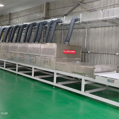 Máquina de secado de microondas innovadora de alto rendimiento que ahorra tiempo para moldear celulosa