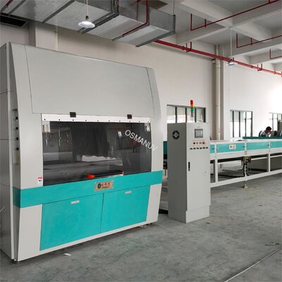Máquina de recubrimiento por rociado oscilante para muebles y paneles