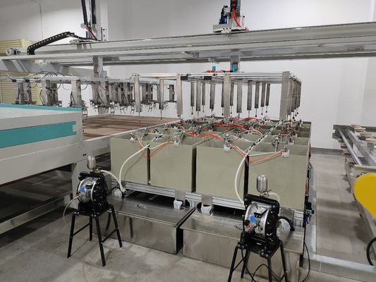Máquina de recubrimiento rotativo 24 Estación de trabajo para la industria del embalaje de alimentos