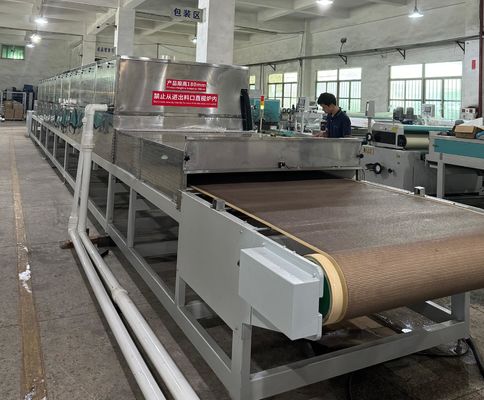 85kW de potencia de refrigeración por agua máquina de secado por microondas de 9 etapas