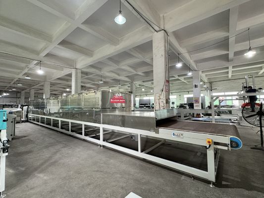Fabricación sustentable Diseño con conciencia ecológica Máquina de secado de microondas de 14 etapas para alimentos de mar de pulpa
