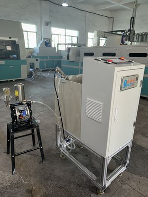 Máquina de recubrimiento de giro de estación única para caja de comida moldeada en pasta de papel I + D - Velocidad programable 100-10,000 RPM con accesorios personalizables para el desarrollo de fórmulas