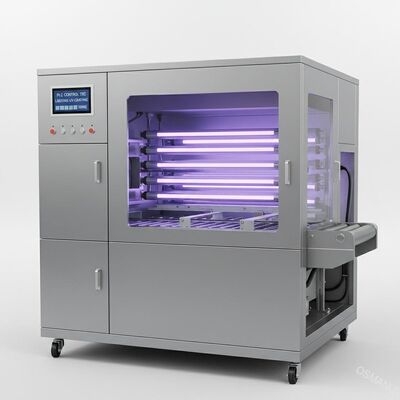 Control por PLC Tec Iluminación Máquina de recubrimiento UV 380VAC